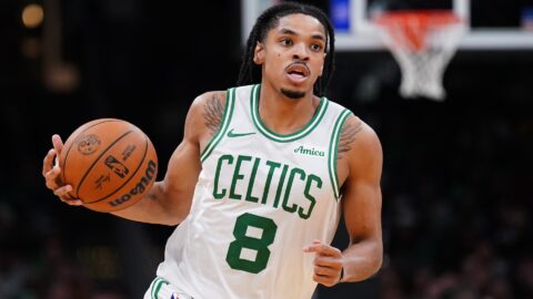 Celtics forward Josh Minott